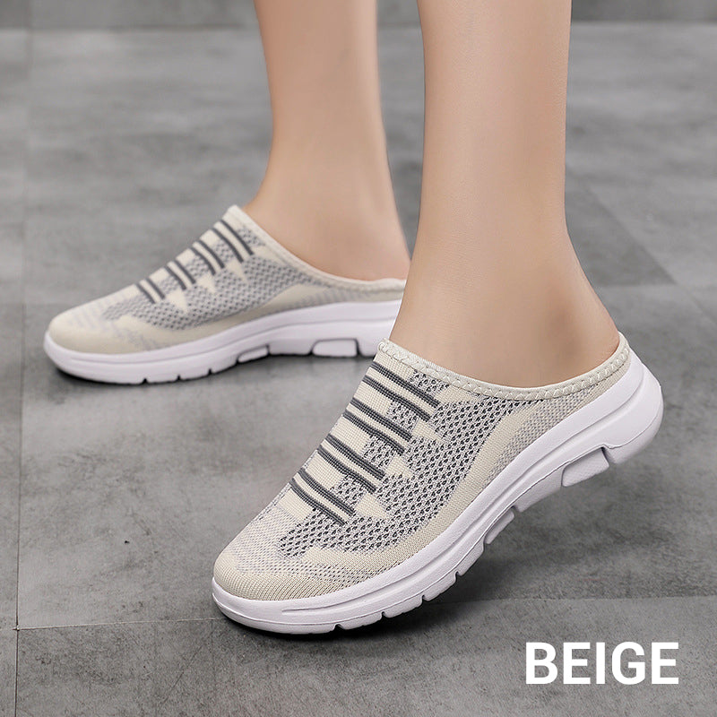 Mules fermées confortables et respirantes