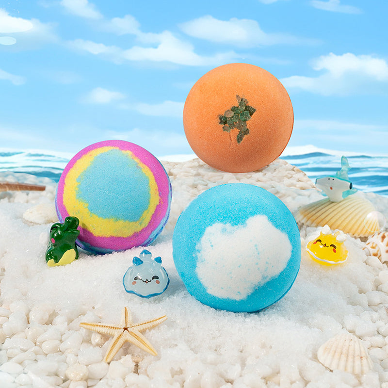 📢📢50% DE RÉDUCTION !! ⏰ Coffret de 12 Bombes de Bain Parfumées – Jouets Surprise, Ingrédients Botaniques & Expérience Spa pour Enfants 🛁🐙
