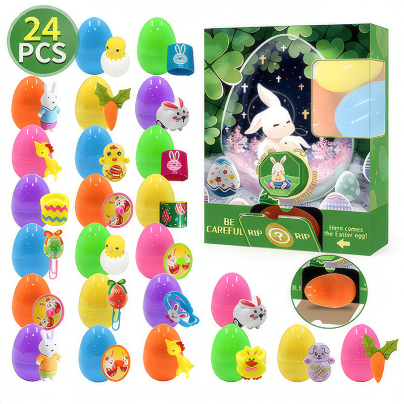 24 œufs de Pâques pré-remplis