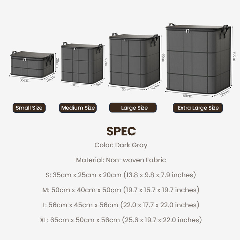 Organisateur étanche à la poussière pour couettes et linge de lit