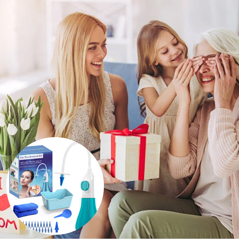 💎 50% DE RÉDUCTION ! 💎 Système Manuel d’Irrigation Auriculaire – Nettoyage en Douceur, 5 Jets & Embouts Sécurisés 🧼👂