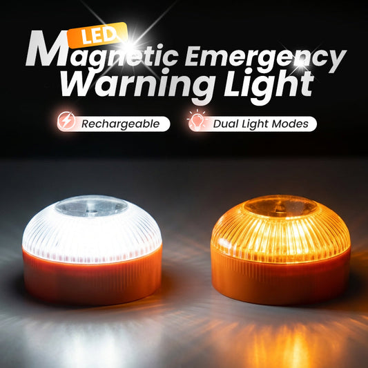 ⏳Spécial à durée limitée⏰Lampe d'avertissement d'urgence LED magnétique🚗✨