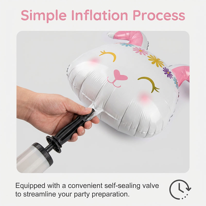 Ballons en aluminium à l'effigie d'animaux de Pâques 🎉 Rendez vos Pâques inoubliables ! 🐰🌸