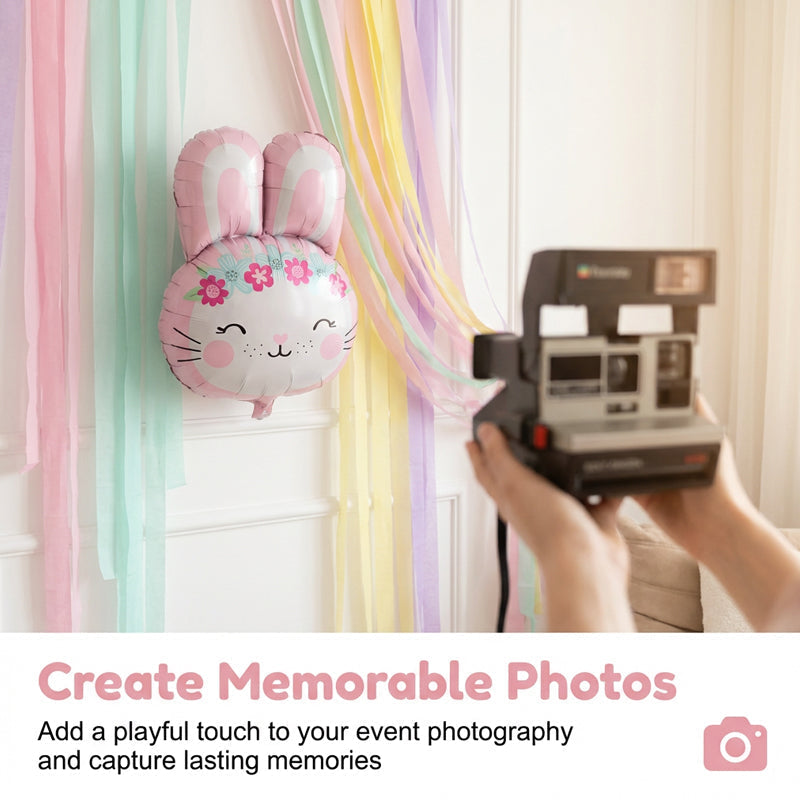 Ballons en aluminium à l'effigie d'animaux de Pâques 🎉 Rendez vos Pâques inoubliables ! 🐰🌸