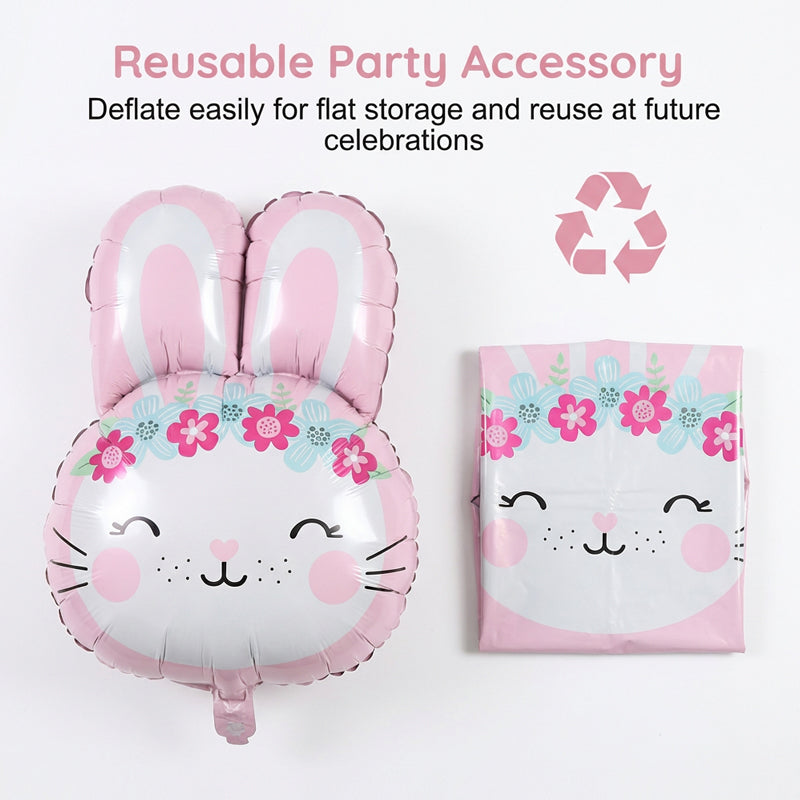 Ballons en aluminium à l'effigie d'animaux de Pâques 🎉 Rendez vos Pâques inoubliables ! 🐰🌸