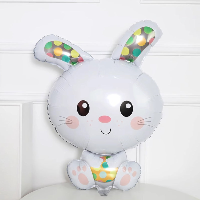 Ballons en aluminium à l'effigie d'animaux de Pâques 🎉 Rendez vos Pâques inoubliables ! 🐰🌸