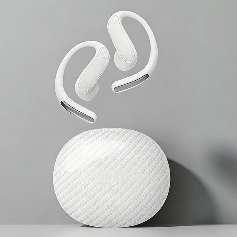 🎧 Écouteurs Bluetooth sans fil à contour d'oreille – Maintien sûr, son clair et utilisation mains libres 🔊✨