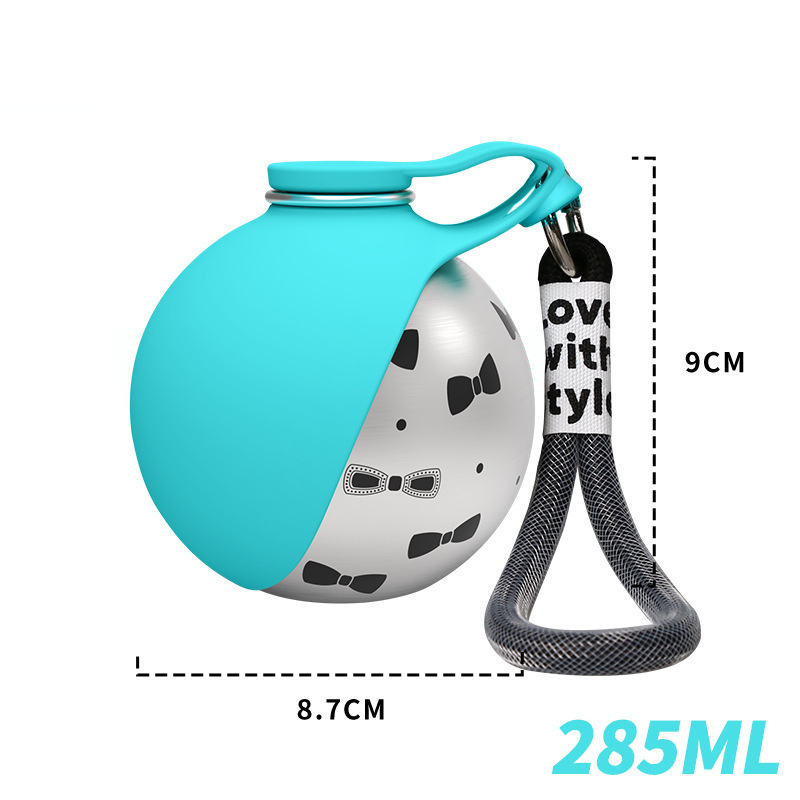 🐾 Bouteille d'eau pliable pour animaux – Portable, étanche et idéale pour les voyages ✨💧