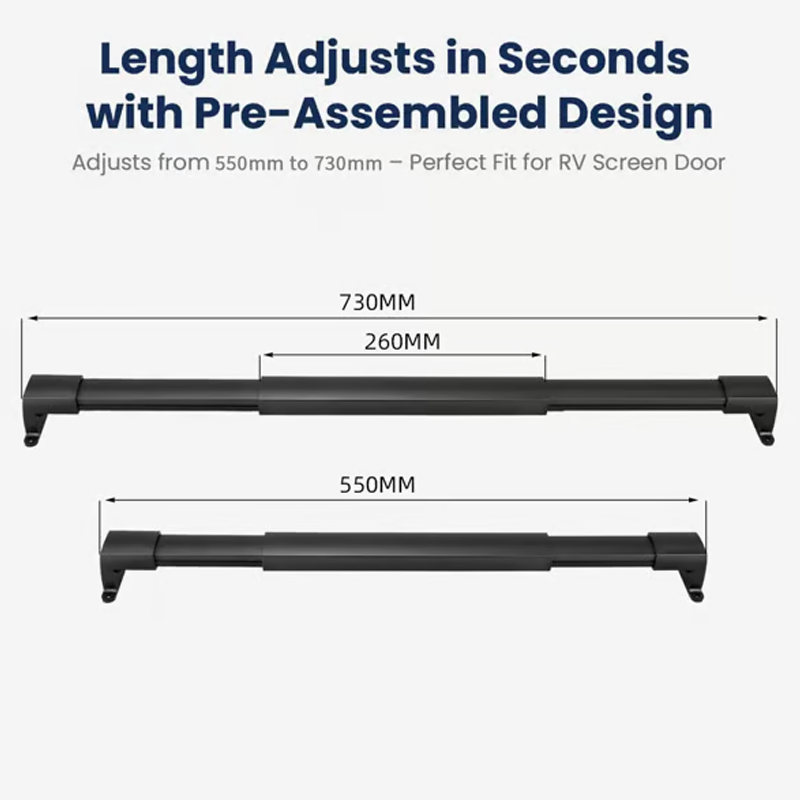🚐 50% DE RÉDUCTION! 🔧 Barre de Poignée en Aluminium pour Porte Moustiquaire de Camping-Car – Robuste, Légère & Installation Facile 🏕️