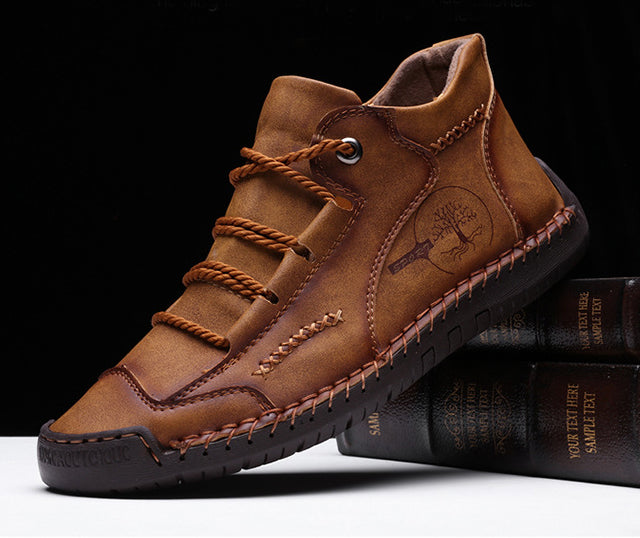 🔥Dernier jour, prix super bas🔥【 Fait à la main 】Chaussures d'extérieur en cuir véritable