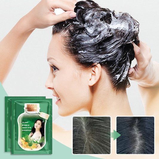 Shampoing colorant à base de plantes