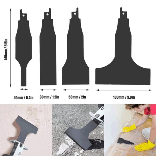 Pousbo® 4pcs Reciprocating Saw Scraper (grattoir pour scie à guichet)