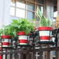 Nouveau Paniers suspendus support de Pot de fleur plus épais et plus robuste