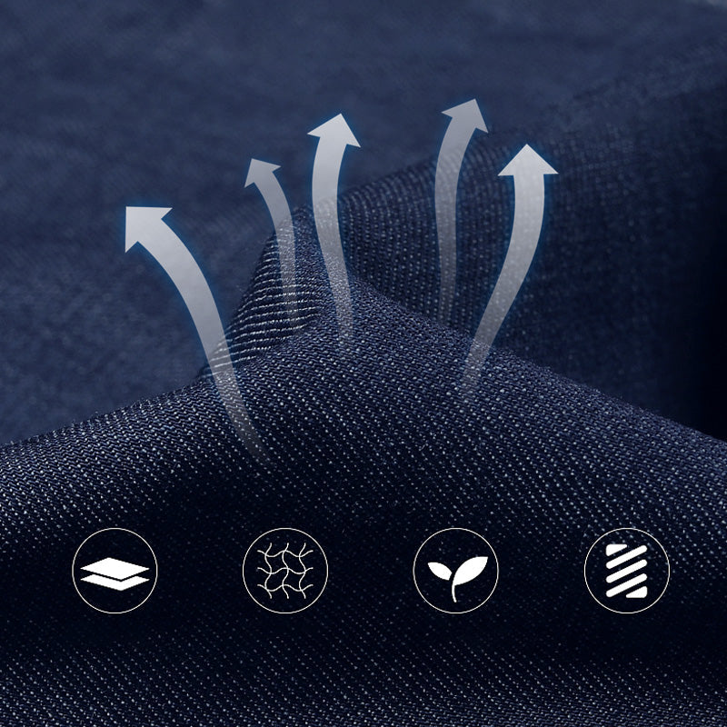 🔥2 articles achetés, livraison gratuite🔥Jean stretch taille haute coupe droite pour homme