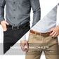 Ceinture ajustable classique sans trous pour hommes