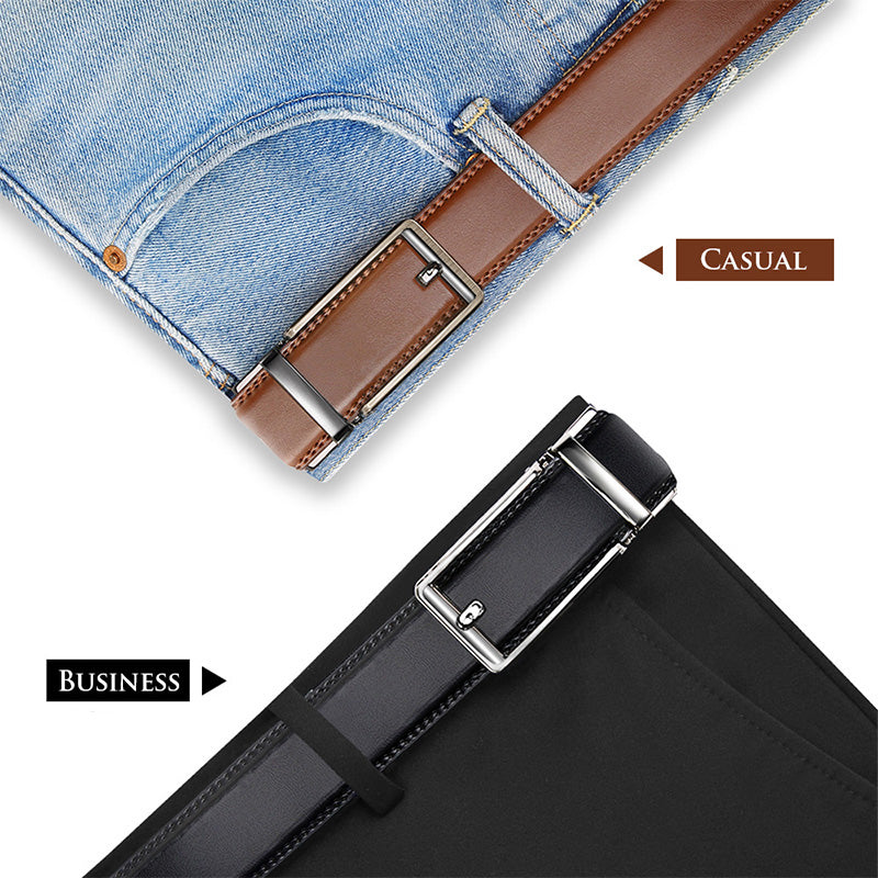 Ceinture ajustable classique sans trous pour hommes