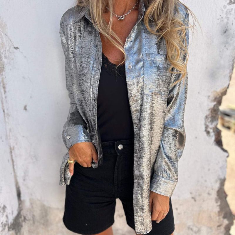 Chemise à col décontractée et à la mode pour femmes