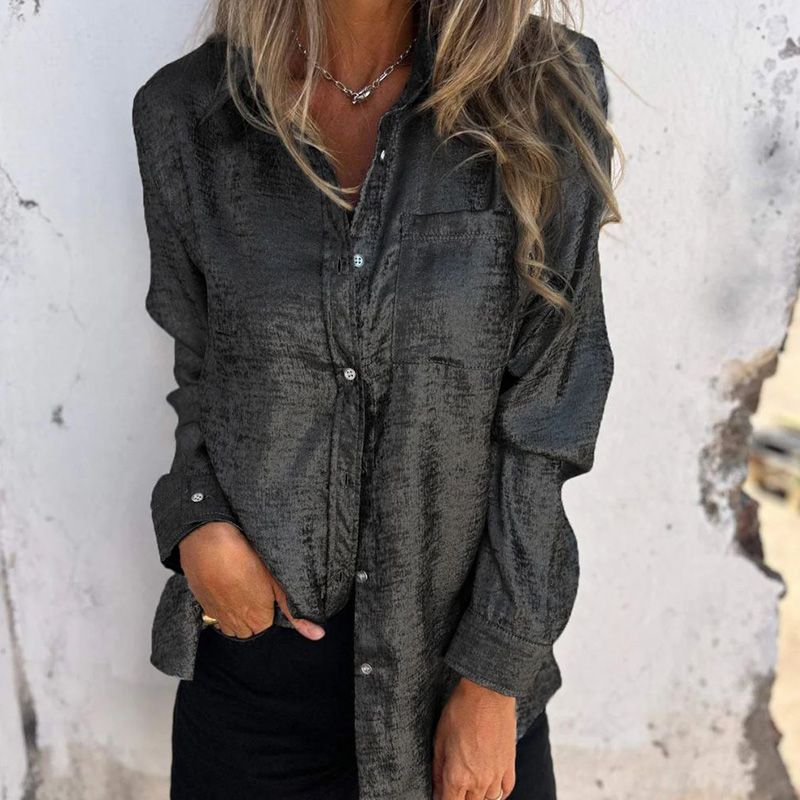 Chemise à col décontractée et à la mode pour femmes