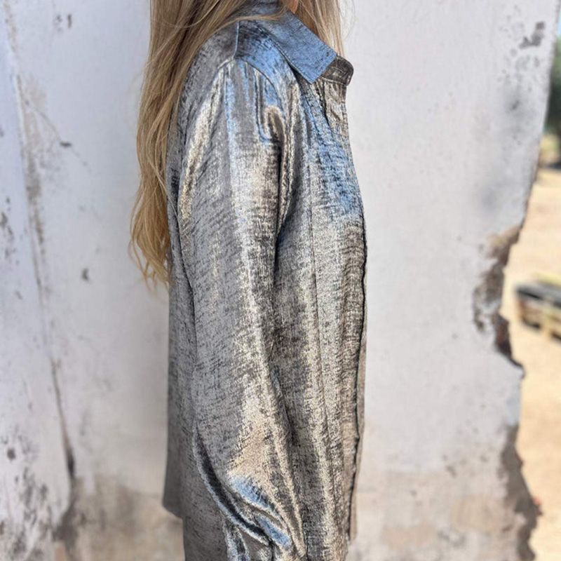 Chemise à col décontractée et à la mode pour femmes