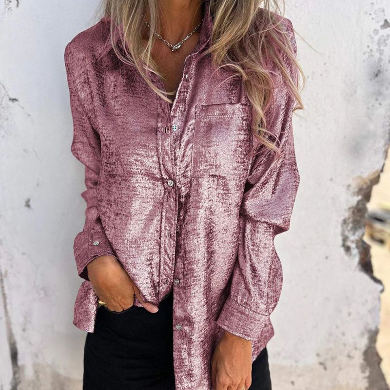 Chemise à col décontractée et à la mode pour femmes