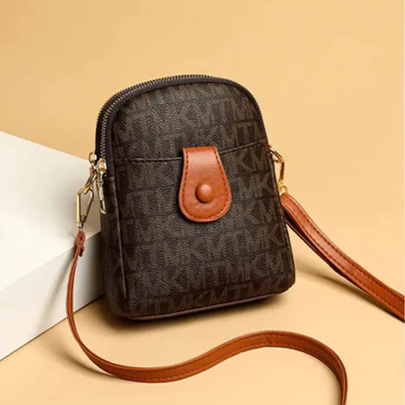 Petit cartable imprimé vintage pour femmes