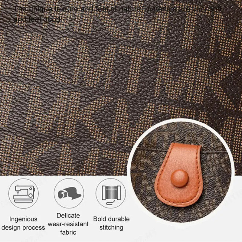 Petit cartable imprimé vintage pour femmes