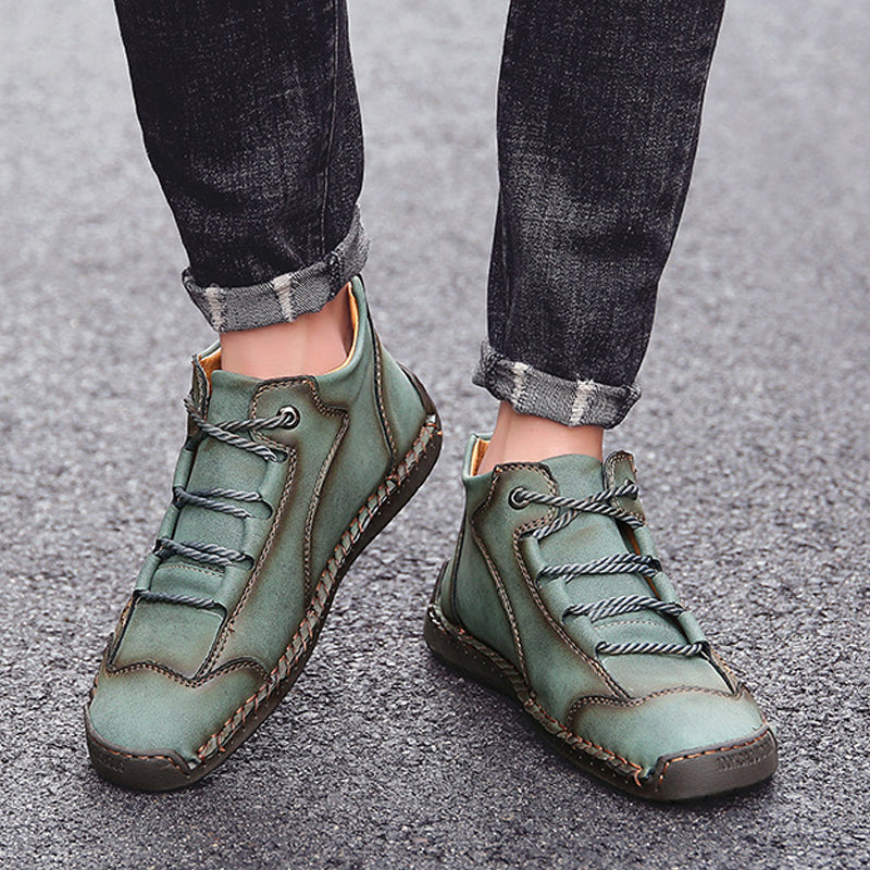 🔥Dernier jour, prix super bas🔥【 Fait à la main 】Chaussures d'extérieur en cuir véritable