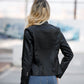 Veste en Cuir Élégante et Unique pour Femmes