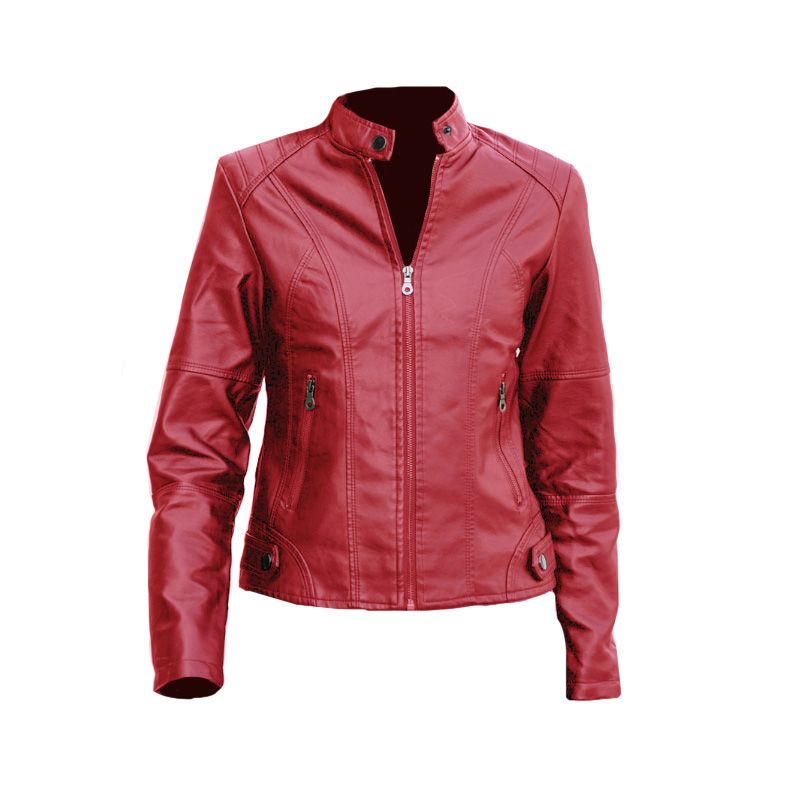 Veste en Cuir Élégante et Unique pour Femmes