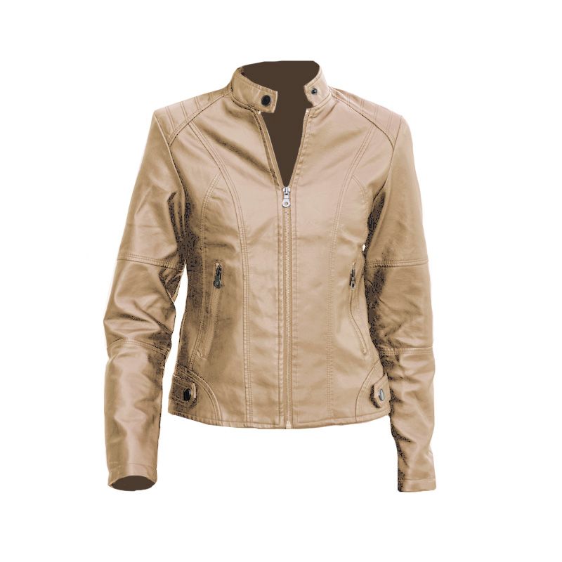 Veste en Cuir Élégante et Unique pour Femmes